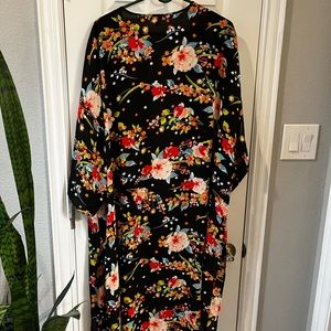 Colorful floral shawl/ wrap